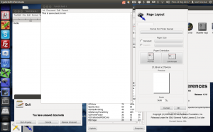 Programs running under Gtk theme under Opal backend: Ink, TextEdit, SystemPreferences.